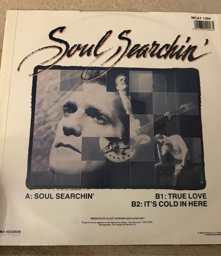 Glenn Frey Soul Searchin Original UK 12inch Vinyl MCA