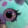 Popetz Triceratops Dinosaur Jumping Plush Toy Sot Teal Purple NO Sounds Eolo Toys Used Please see photos Image 7