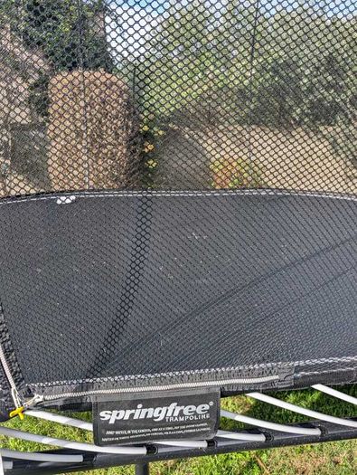 Springfree 13ft x 8ft Oval Trampoline (O92) - only 4 months old. As good as new