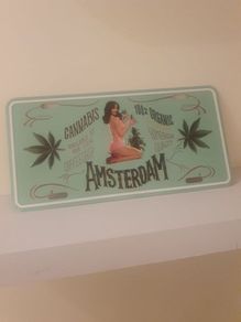 Metal vintage style sign