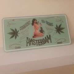 Metal vintage style sign