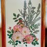 vintage botanical pressed flowers framed art by Joanna Sheen Image 3