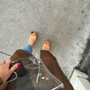 Elegant heeled sandals