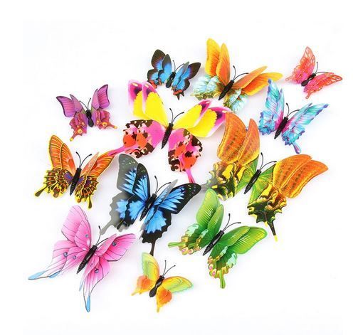 Double wing Butterflies with magnet