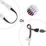 LED Light Connector Kit, REDTRON 10mm RGB LED Connector Includes 10x L Shape Connectors,2M LED Strip Light Extension Cable,4X Strip to Strip Jumpers,5X 4 Pin Male Connectors Image 5