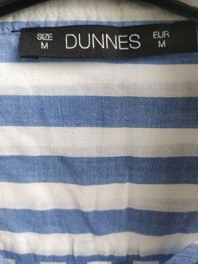 Dunnes Stores Blue and White Striped Long Sleeve Shirt Size M