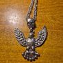 Vintage Eagle and Skull Necklace Image 2