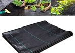 Ground Cover Weed Membrane Heavy Duty Landscape Ground Cover Membrane for Gardens (4m x 10m)