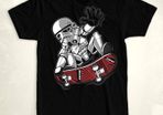 Trooper trick t-sirt star wars t-shirt dart vader t-shirt galaxy t-shirt