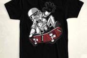 Trooper trick t-sirt star wars t-shirt dart vader t-shirt galaxy t-shirt