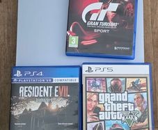PS5 with PSVR and games