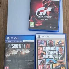 PS5 with PSVR and games