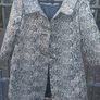 Black and gold metallic brocade coat (free post) Image 9