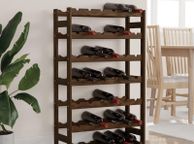 main image for ad Wine Rack, Bottle Rack with 7 Shelves for 42 Bottles, Wine Bottle Holder, Wine Stand with Wave Design, Wine Holder, Drink Rack for Kitchen Basement,...