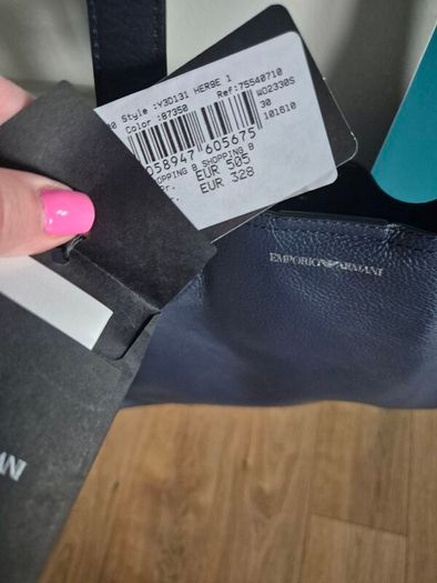 Emporio armani tote bag new