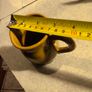Handcrafted Irish studio art pottery. Pottery Yellow Webb Connemara milk jug Image 3