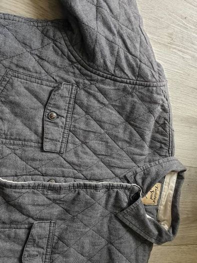 Mens S Denim quilted overshirt