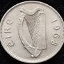 [#398] - Ireland 1968 | Irish 6p | 6 Pence | Wolfhound | KM.13a | UNC Image 2