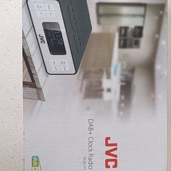 JVC DAB+ Clock radio