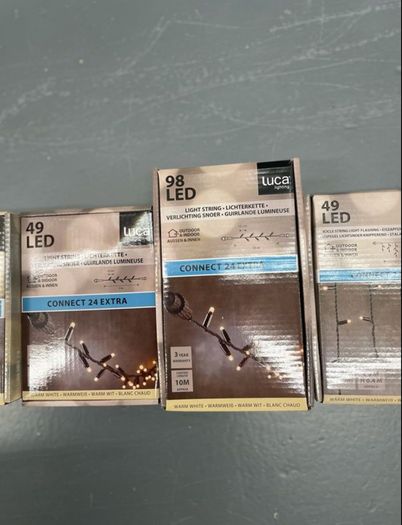 Job Lot of Outdoor Christmas Lights - Warm White