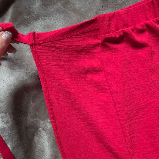 Red Zara pants, size 10