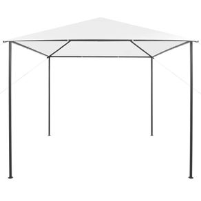 Gazebo 3x3x2.7 m White 180 g/m