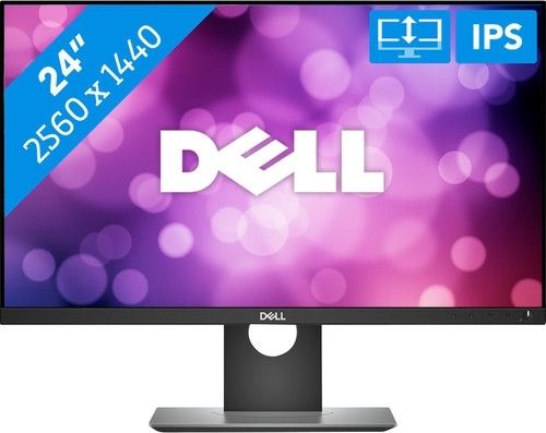 Dell Pro P2418D 24" QHD 2K IPS, LED Monitor, HDMI, displayport and Vga, Fully adjustable stand.