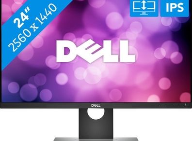 Dell Pro P2418D 24" QHD 2K IPS, LED Monitor, HDMI, displayport and Vga, Fully adjustable stand.