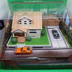 Jada Fast & Furious Toretto House Diorama and two models
