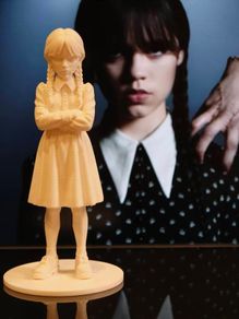 3D Printed Wednesday Addams From Addams Family Figurine