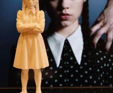 3D Printed Wednesday Addams From Addams Family Figurine