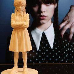 3D Printed Wednesday Addams From Addams Family Figurine