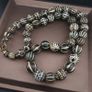 Ancient Burmese Pumtek Pyu Petrified Wood Beads Necklace Image 9