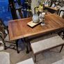 Beautiful Extendable Table, Chairs & Bench Image 2