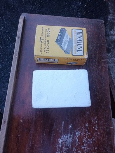 antique Binatone mini cassette adaptor