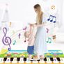 Kids Piano Mat, Music Mat with 8 Animal Sounds & 3 Instrument Sounds & 10 study cards, Baby Piano Music Mat Educational toys for boys, girls, Toddler (FREE POSTAGE) Image 5