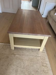 Tables - Neptune Coffee table ( H:45cm, W:65 cm, L:118 cm) with under- shelf