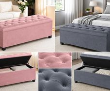 Bedroom bench with storage - FREE P&P