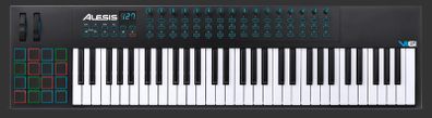 alesis vi61 midi controller keyboard