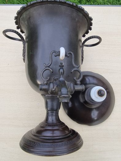A nineteenth-century samovar (bamberka / urn for tea and hot water)