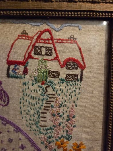 1950's Needlework - Framed & Signed