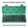 Socket wrench set, universal socket wrench set, deep-slot socket wrench set, pneumatic maintenance tool wrench 10 piece set Image 6