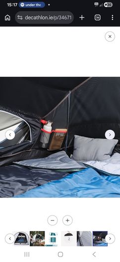 3 man pop up fresh and black 2 second tent