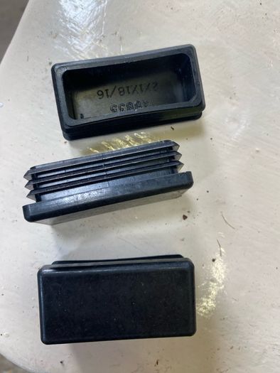 rectangular tube end caps