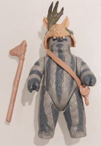 Star wars Ewok Figure Kenner Vintage 1980's