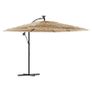 Garden Parasol with LED Lights Image 2