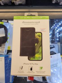 Dbramante1928 Lynge iPhone 14 Pro Max Case | Black, full-grain leather