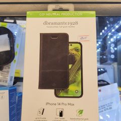 Dbramante1928 Lynge iPhone 14 Pro Max Case | Black, full-grain leather