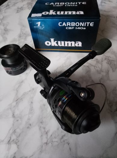 Okuma Carbonite XP CBF 140a Baitfeeder Carp Reel