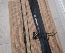 fishing rod and reel, Abu garcia and shimano sienna